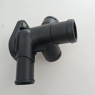Flange de manguera de refrigeración de radiador de plástico para VW Jetta y duradero certificado IATF16949