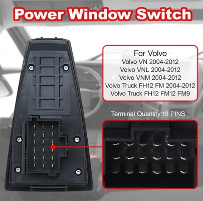 Interruptor de control de potencia para camión Volvo FH12 FM12 FM9 FH FM VNL 20953592 20455317