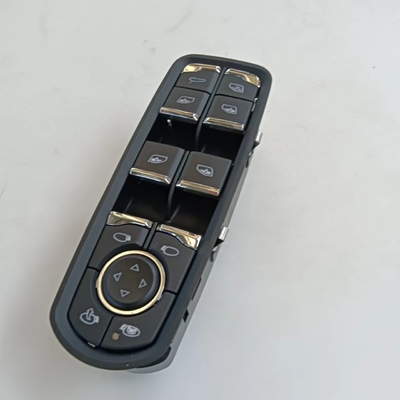 7PP959858AE Interruptor del espejo de la ventana de potencia negra para Porsche Cayenne Macan Panamera 2011-2018