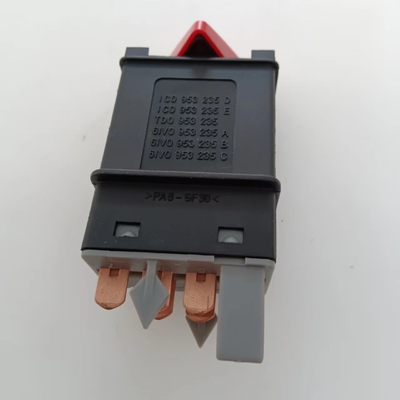 6N0953235 Interruptor de luz de advertencia de peligro Interruptor de emergencia Compatible para VW Polo 6N2 Lupo