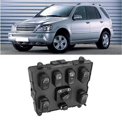 Interruptor maestro de ventana eléctrica negro A1638206610 para el motor ML320.154