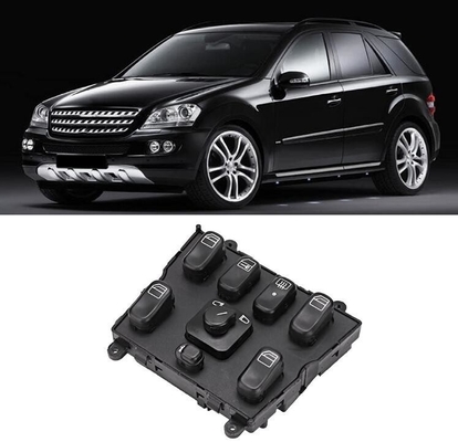 Interruptor maestro de ventana eléctrica negro A1638206610 para el motor ML320.154