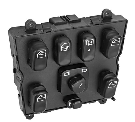 Interruptor maestro de ventana eléctrica negro A1638206610 para el motor ML320.154
