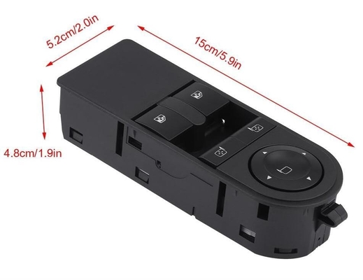 Interruptor eléctrico de control de ventanas para Astra H Zafira B izquierda Reemplazar/reparar esencial