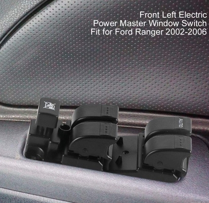 2M3414505DA41 OEM NO. Interruptor de ventana de alimentación para Ford Ranger 2002-2006 Negro delantero izquierdo