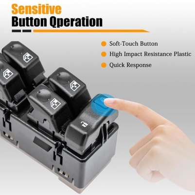 2003-2007 HM H2 delantero conductor lateral espejo maestro control de interruptor módulo de metal plástico