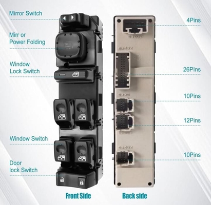 15883319 Interruptor de ventanas de alimentación para Chevrolet Avalanche Suburban Silverado GMC Sierra Yukon Cadillac Escalade