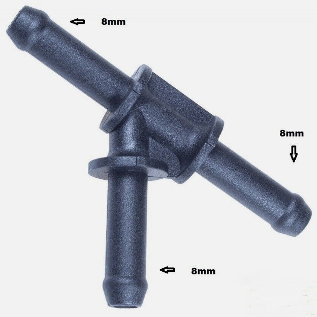 Flange de refrigerante 1K0121087B para Audi Negro Negro u otros Motor 3.2 V6 quattro
