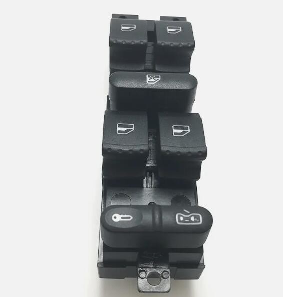 140.088-00A 10 PIN Botón de interruptor de la consola de la ventana de alimentación para VW bora Passat Golf Jetta MK4