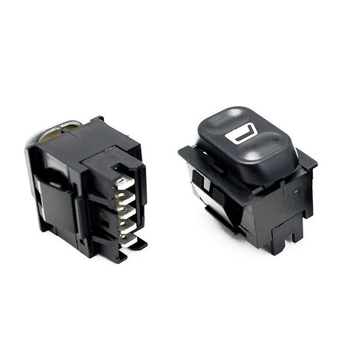 Interruptor de ventana de potencia de plástico metálico 6554. W4 para el motor Peugeot 2.0 S16