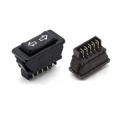 Renault 5 Pins Rocker Switch Motor de plástico metálico 1.2 16V Ventana de energía universal