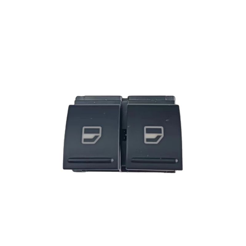Reemplazo del botón de interruptor de la ventana de Chrome Power Master para VW Passat B6 Eos Golf 5 6 R32 GTI MK5 MK6